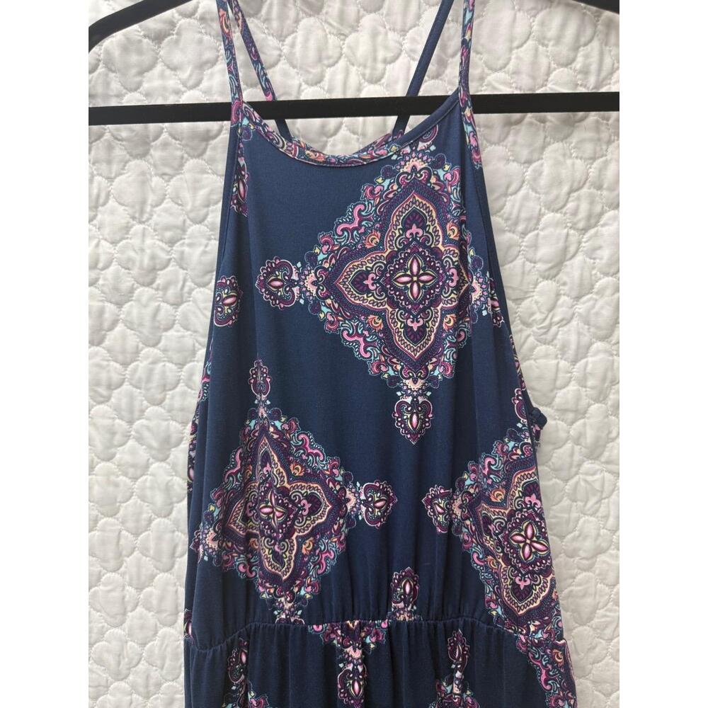 French Grey Stitch Fix Paisley Sleeveless Maxi Dress Size Small - Picture 3 of 10